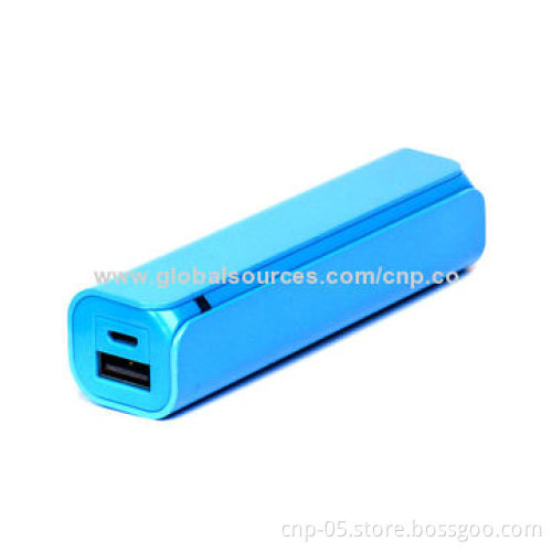 Pocket-size Power Bank with 2,800mAh Capacity, Aluminum Alloy Housing, Unique Design